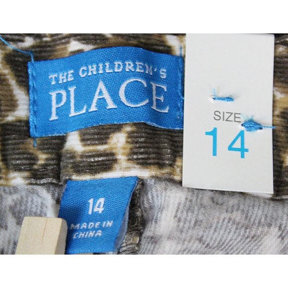 Childrens Place Girls 2 Pc Rose Cheetah Print Outfit Tank top Skirt sz 14 XL NWT - Picture 12 of 13